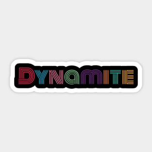 BTS Dynamite Sticker